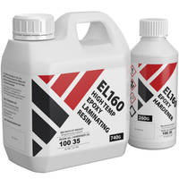 EL160 High Temp Epoxy Laminating Resin 1kg (37oz) Kit Thumbnail