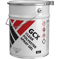 GCX Clear Polyester Spray Gel 5kg (1.5gal) Thumbnail