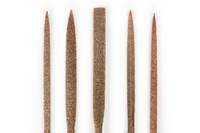 Perma-Grit Set of 5 Large Needle Files Including Handle Closeup Thumbnail