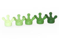 Green Translucent Tinting Pigment was used at varying percentages to create a range of different shades. Thumbnail