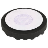 Soft Wavy Black Polishing Pad 150mm Reverse Side Thumbnail