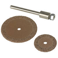 Perma-Grit 19mm + 32mm (3/4" + 1-1/4") Cutting Discs with Arbor Thumbnail
