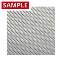290g (8.6oz) 2x2 Twill AluFiber Silver Glass - SAMPLE Thumbnail