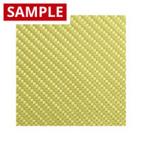 300g (8.8oz) 2x2 Twill Weave Kevlar Cloth Fabric - SAMPLE Thumbnail