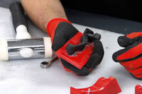 Demolding the Cured Forged Carbon Fiber Part from a 3D Printed Compression Mold Thumbnail