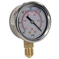 Glycerine-Filled Vacuum Gauge, 50mm (2"), 1/4" BSP Thumbnail